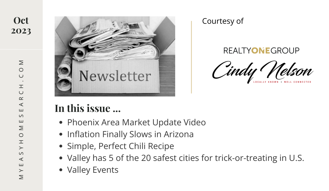 Cindy Nelson Newsletter Real Estate Market Update